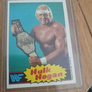 Hulk Hogan 1985 Rookie card #16